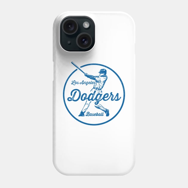 Vintage Dodgers Phone Case by Throwzack