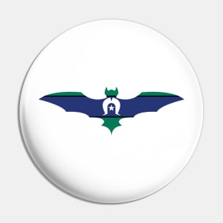 Torres Strait Islands Bat Flag Pin