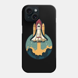 Space Shuttle Rocket Spaceship Astronaut Phone Case