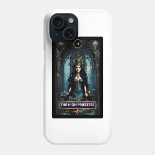 The High Priestess Mermaid Tarot Card Phone Case