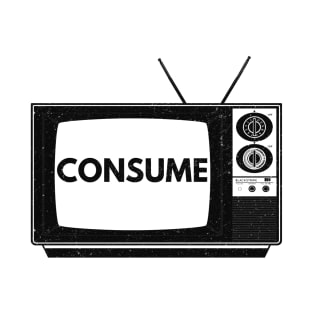 Consume TV (vintage distressed) T-Shirt