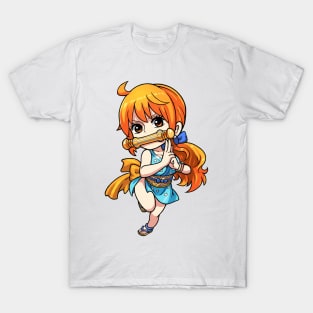 Monkey D. Luffy Wano Act Custom Anime Chibi One Piece T-Shirt -  Freedomdesign