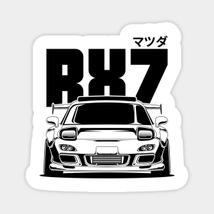 Mazda RX7 Black Print Magnet