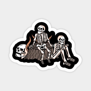 Fire and Skull, Fire and Skeleton Magnet