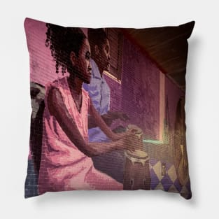 Graffiti Street Art Dumbo Brooklyn NYC Pillow