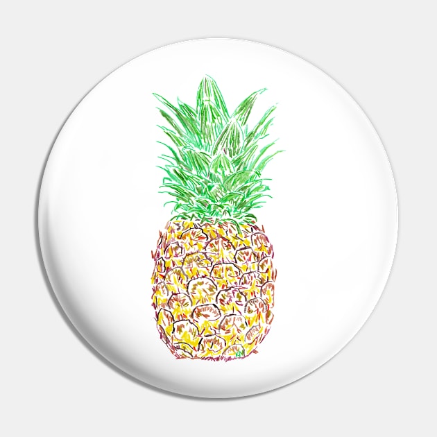 Pineapple Pin by Katherine Montalto