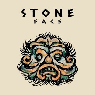 Classic Sculpture Face Stone Head T-Shirt