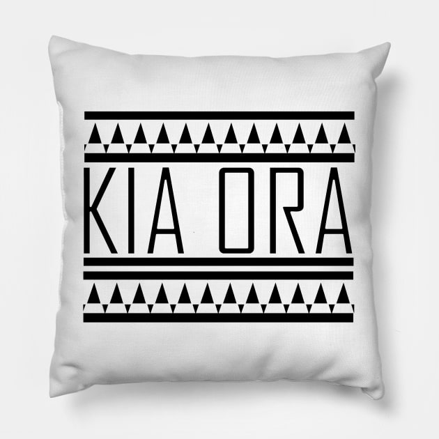 Kia Ora Pillow by DiegoCarvalho