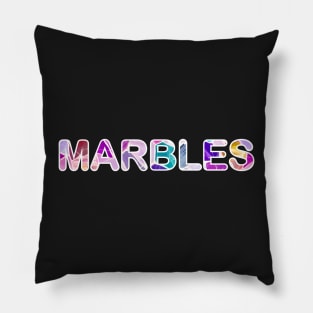 Colorful Abstract Marble Gems Patterns Pillow