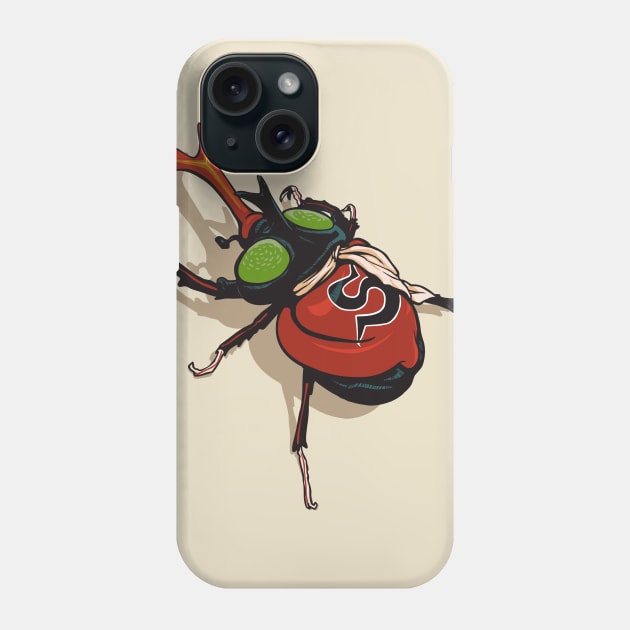 SuperBug Phone Case by litjit