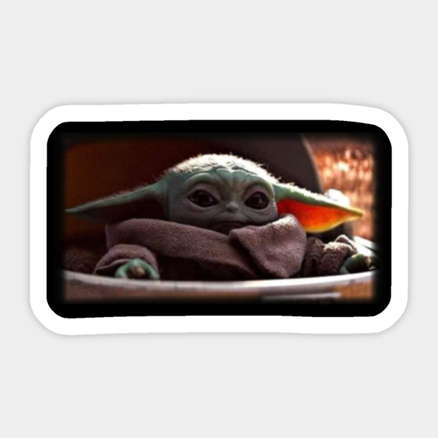 baby yoda baby yoda sticker teepublic