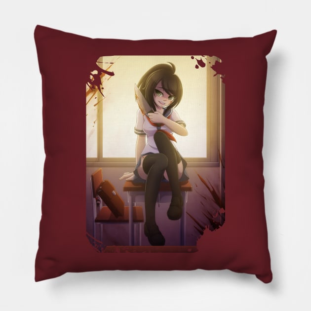 Yandere-chan Pillow by Padfootlet