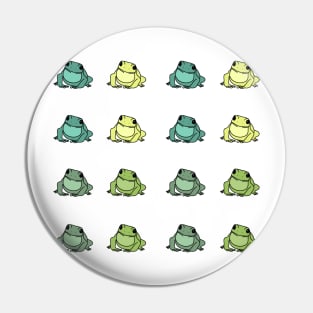 Mini Frogs Bundle - greens Pin