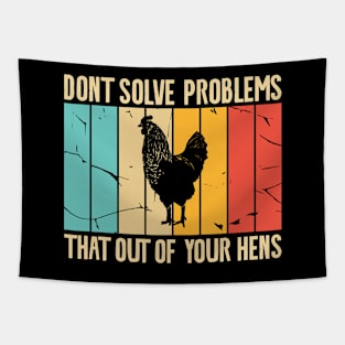 funny chicken Tapestry