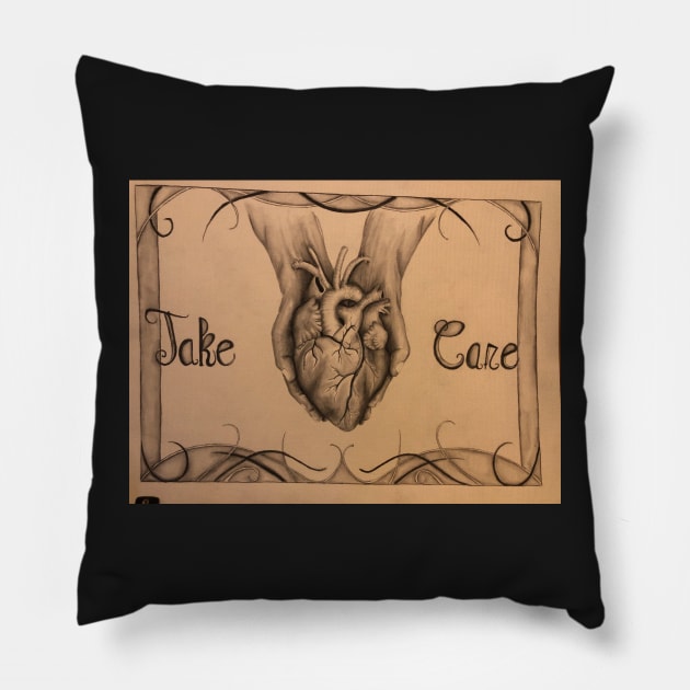 Take Care Pillow by DarkAngel1200