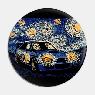 The Subie Night Pin