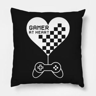 Gamer At Heart Pillow