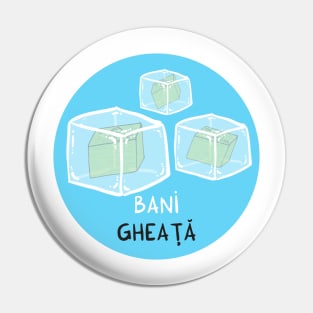 bani gheata Pin