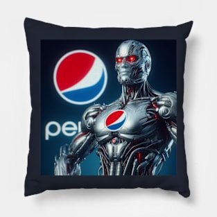 Cyborg Pepsi Man Pillow