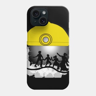 workers happy family by sakhhan artworks Phone Case