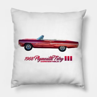 1968 Plymouth Fury III Convertible Pillow