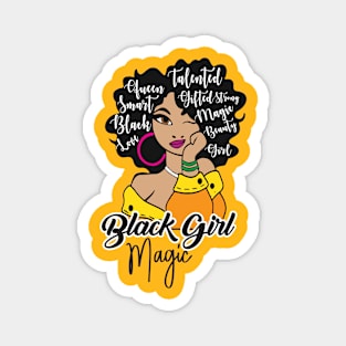 Black Girl Magic Empowerment Juneteenth Magnet