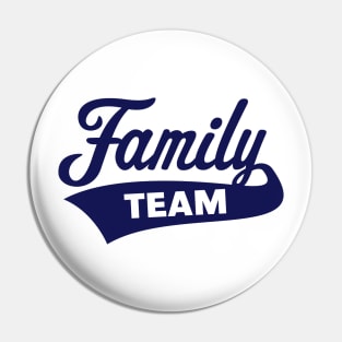 Family Team (Navy) Pin