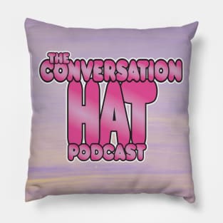 Conversation Hat Logo Pillow