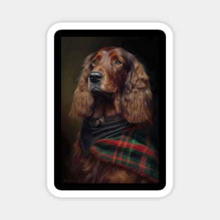 Irish Setter Classic Dog Portrait Magnet