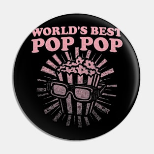 Pop Pop Shirt, Grandpa Shirt, Funny Papa Shirt, Gift For Grandpa, Fathers Day, Funny Shirt For Grandpa, World's Best Pop Pop, Popcorn Pin