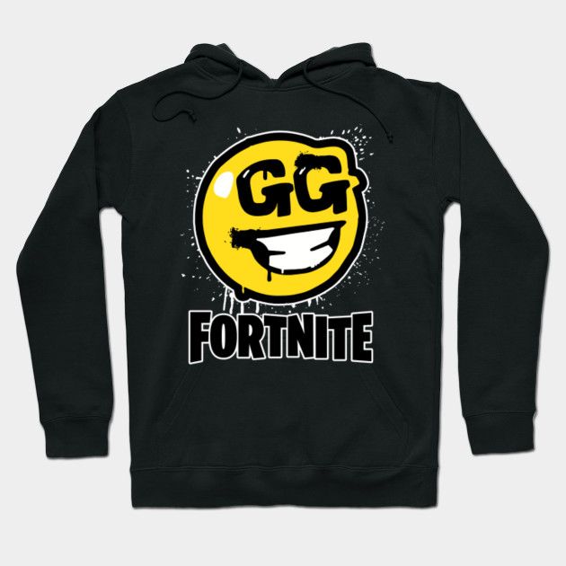 Fortnite Gg Graffiti Spray Smiley Gg Smiley Fortnite Fortnite - fortnite gg graf!   fiti spray smiley hoodie