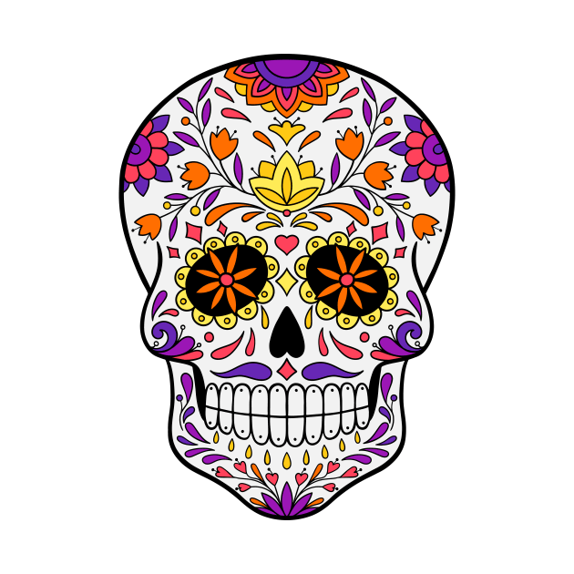 Day of the Dead, Sugar Skull by InshynaArt