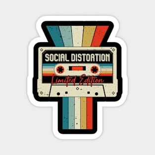 Graphic Social Distortion Proud Name Cassette Tape Vintage Birthday Gifts Magnet