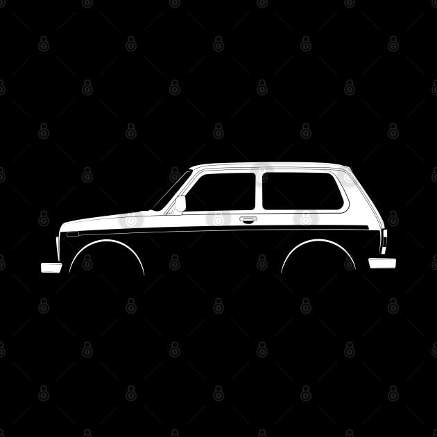 Lada Niva Silhouette by Car-Silhouettes