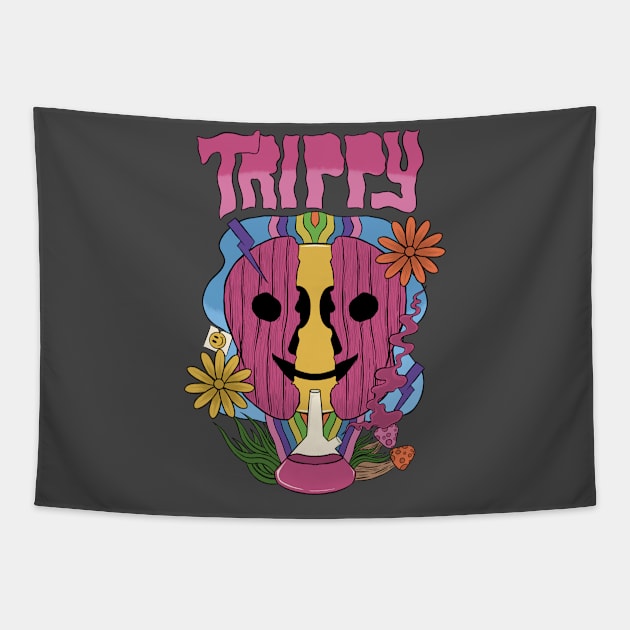 Trippy Tapestry by JUNKILLUST