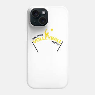 Eat Sleep Volleyball Repeat Phone Case