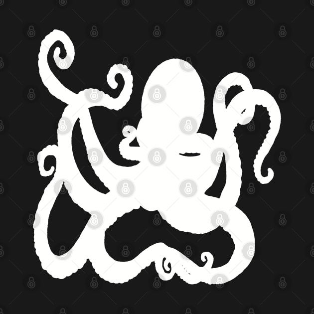 White kraken octopus lovers by Xatutik-Art