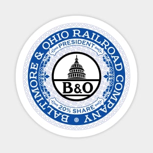 Baltimore and Ohio Railroad (18xx Style) Magnet