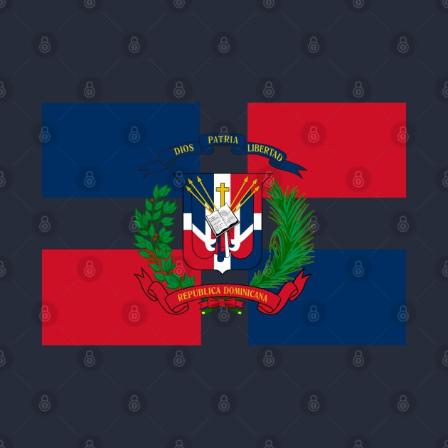 Dominican Republic Flag by Historia