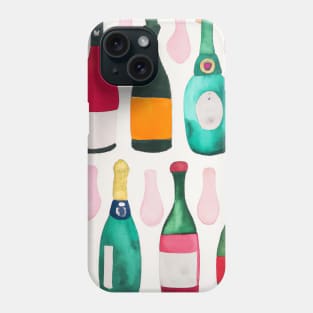 Bottles Pattern Painting Phone Case