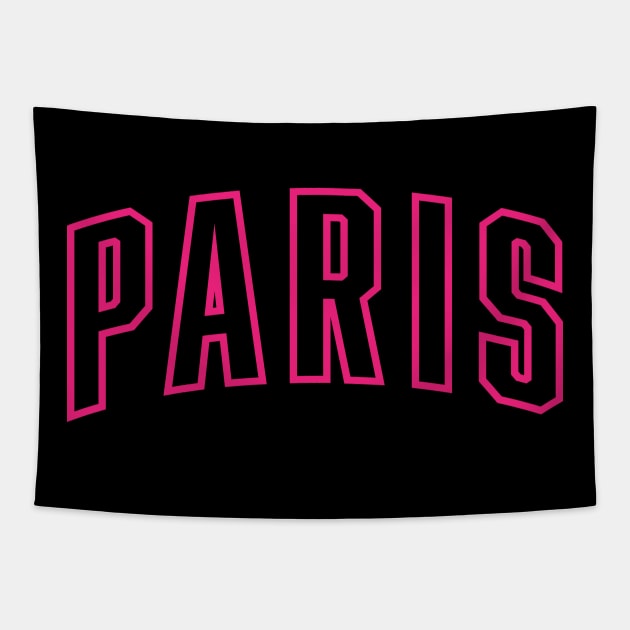 Paris Hot Pink Tapestry by Good Phillings