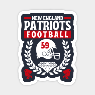 New England Patriots 1959 Edition 2 Magnet