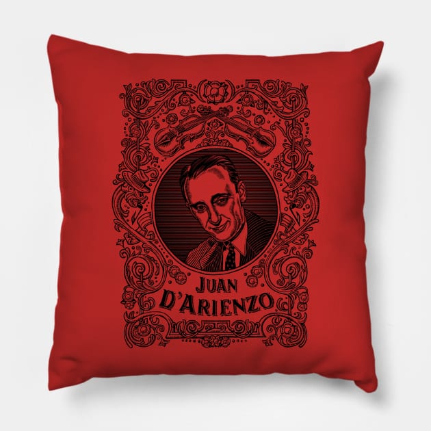 Juan d'Arienzo (in black) Pillow by Lisa Haney