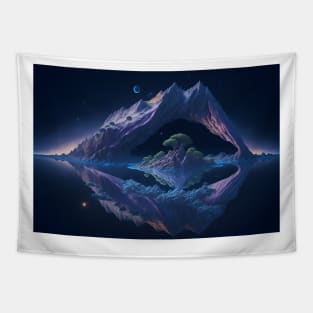 Planet island Tapestry