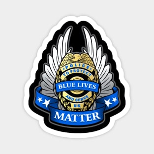 Police Badge Magnet