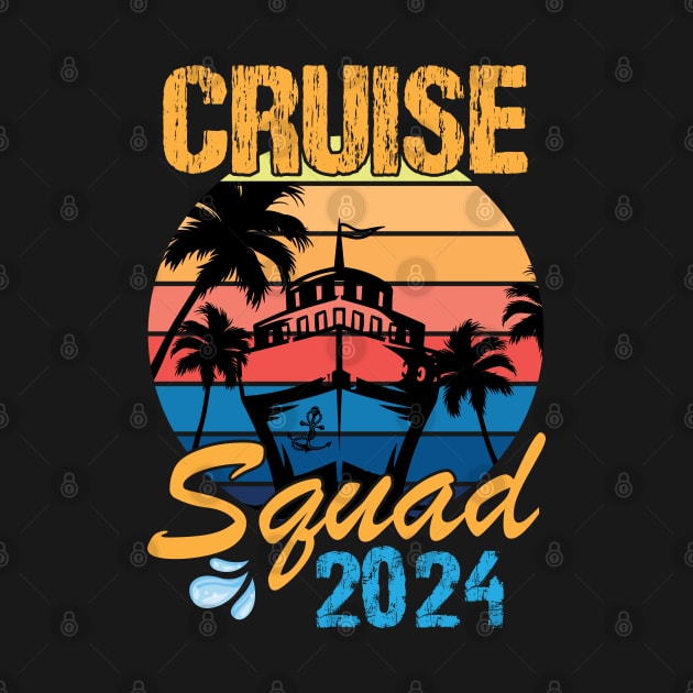 Cruise Squad 2024 Family Cruise Vacation Gifts by chidadesign