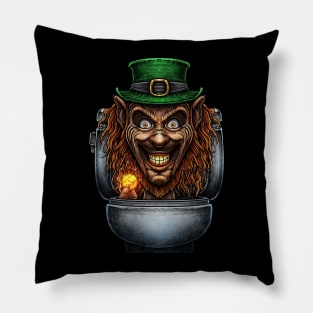 Horror toilet Monster #46 Pillow