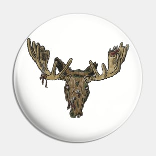 Zombie Moose Pin