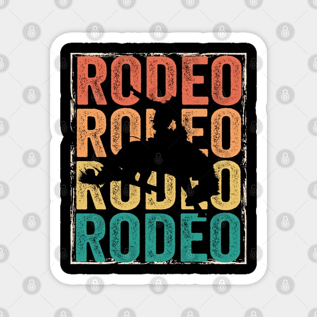 Rodeo - Rodeo Magnet by Kudostees