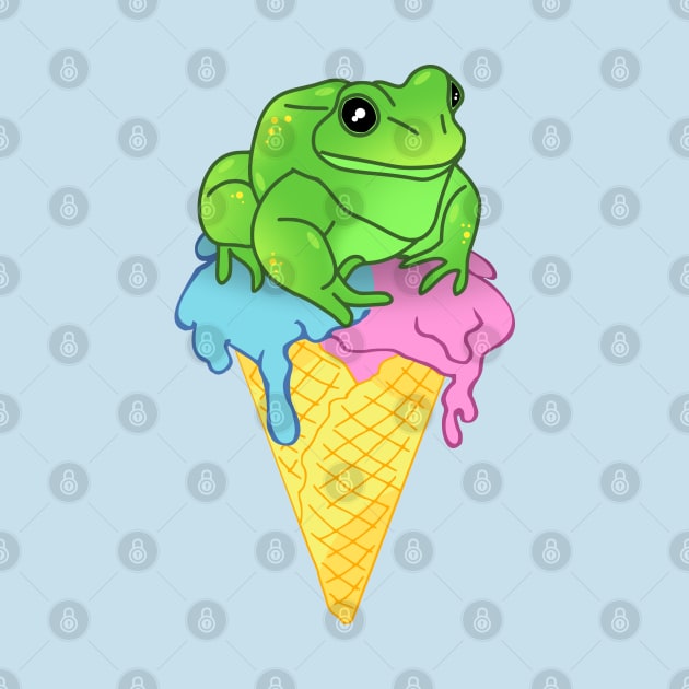 Ice Cream Frog Doodle by FandomizedRose